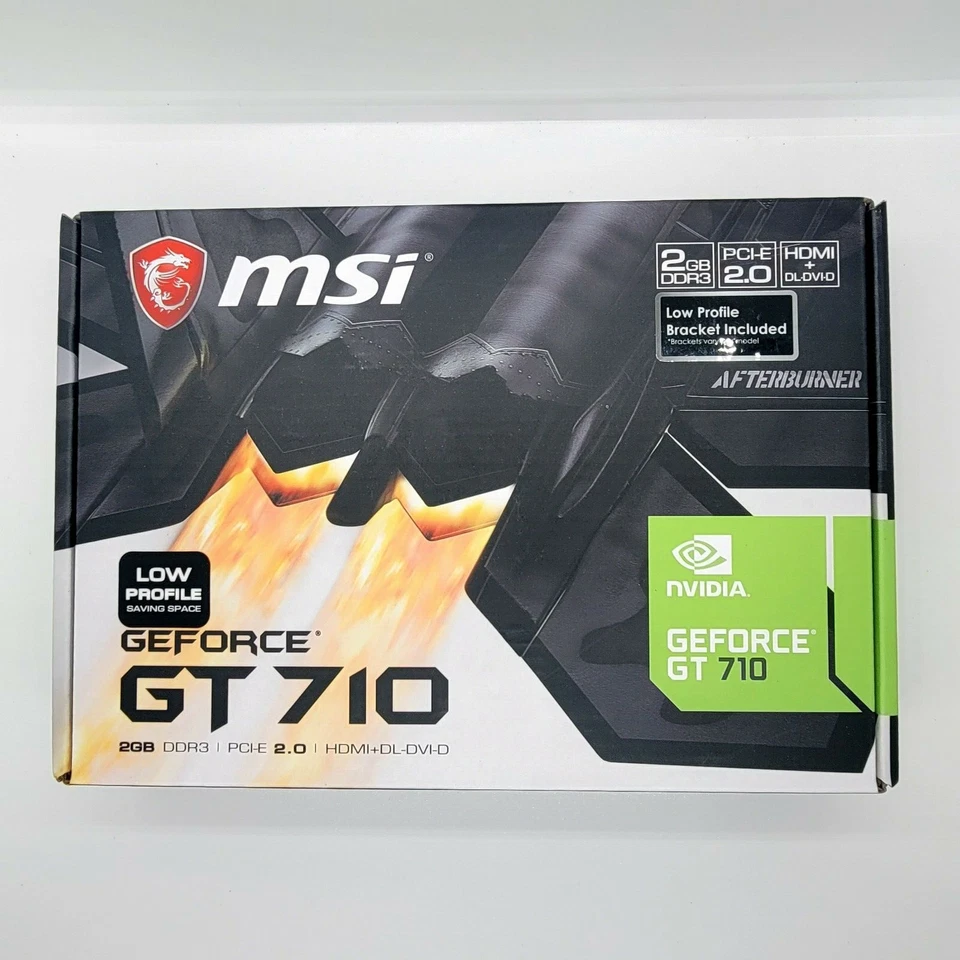 Tarjeta gráfica MSI VGA Nvidia GEFORCE GT 710 2GD3 LP Foto 4 de 4