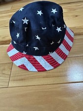 The Children's Place Kids Americana Bucket Hat SM/MED 24 Mo - 3T 100 Cotton