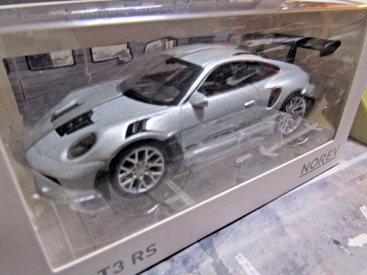 PORSCHE 911 GT3 RS 992 Carrera Coupe 2022 silber Norev Jet PORSCHE 911 GT3 RS 992 Carrera Coupe 2022 silber Norev Jet