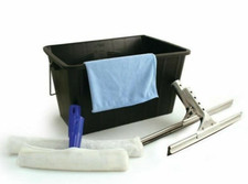 Professional Window Cleaning Equipment Set Washing Cloth Squeegee Bucket Sponge