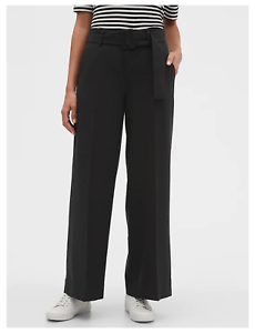 belted rise leg wide trouser p8 pant banana petite republic