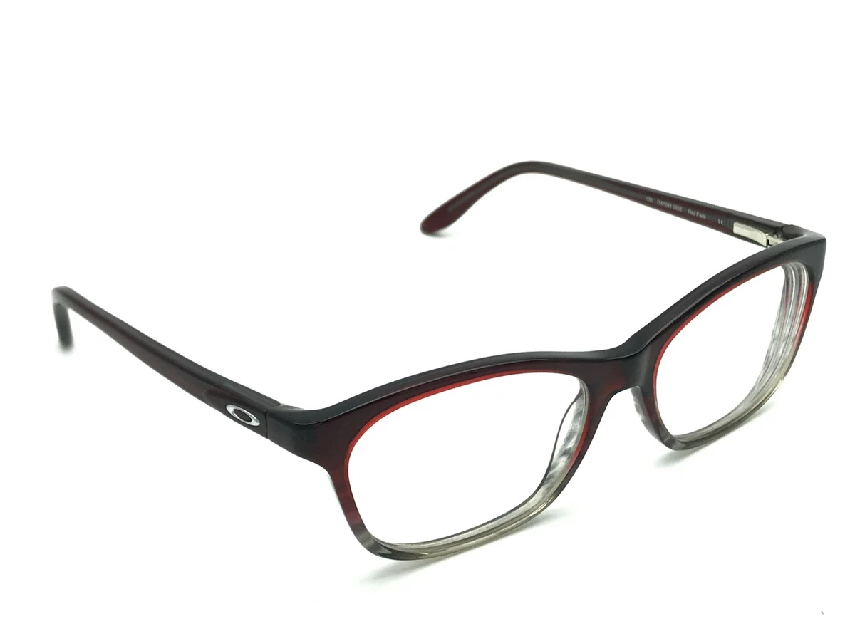 Oakley Taunt OX1091 0552 Women s Red Fade Square Eyeglasses Frames 52 16 130