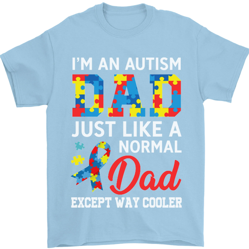 Autismus Dad Autistisch Vatertag Asd Herren 100% Baumwolle - Picture 7 of 102