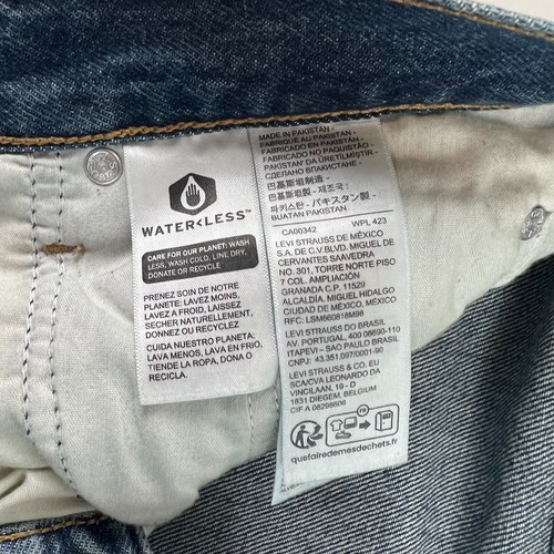 Levi's Premium Women Baggy Dad Straight Leg Mid Rise Zip Fly Jeans Blue NWT - Picture 9 of 12