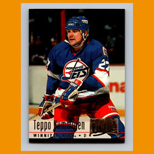Teppo Numminen #244 1994 Fleer Ultra Winnipeg Jets Hockey Card NHL NM