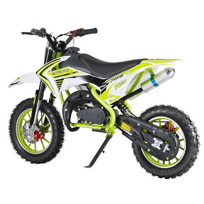 49cc 2-Stroke Gas Mini Motorcycle – For Teens & Adults, 20-Mile Range, 170LB Capacity, Dual Headlights