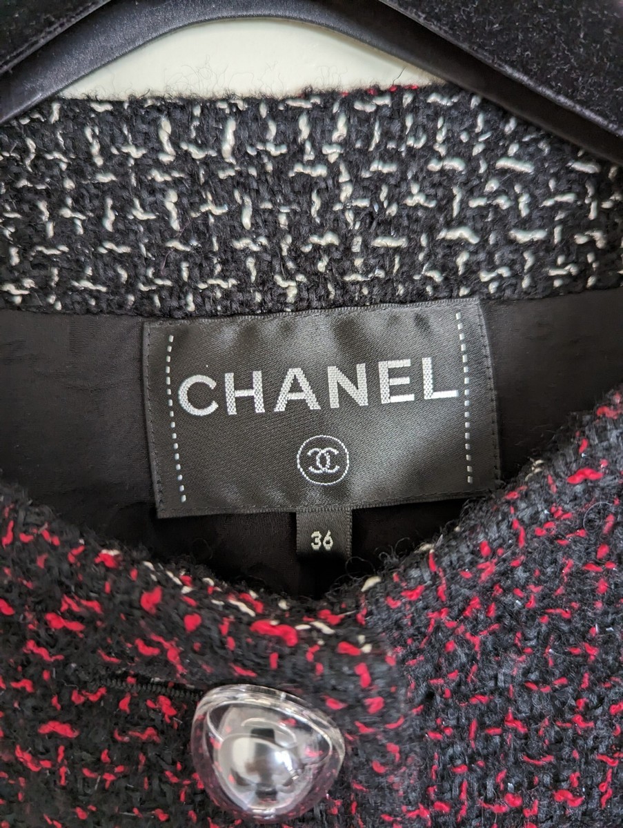 CHANEL ヘリンボーンジャケット 36 CHANEL(シャネル) ヘリンボーンコーティングジャケット