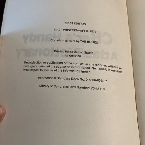 1976 Radio Shack CBer’s Atlas & Dictionary 1st Edition - Afbeelding 3 van 3