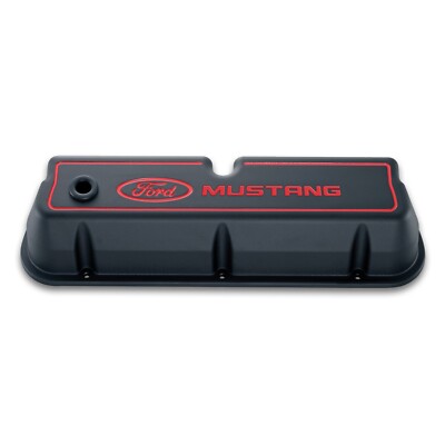 Proform 302-031  Tall Aluminum Valve Covers Black Crinkle Ford 289 302 351w