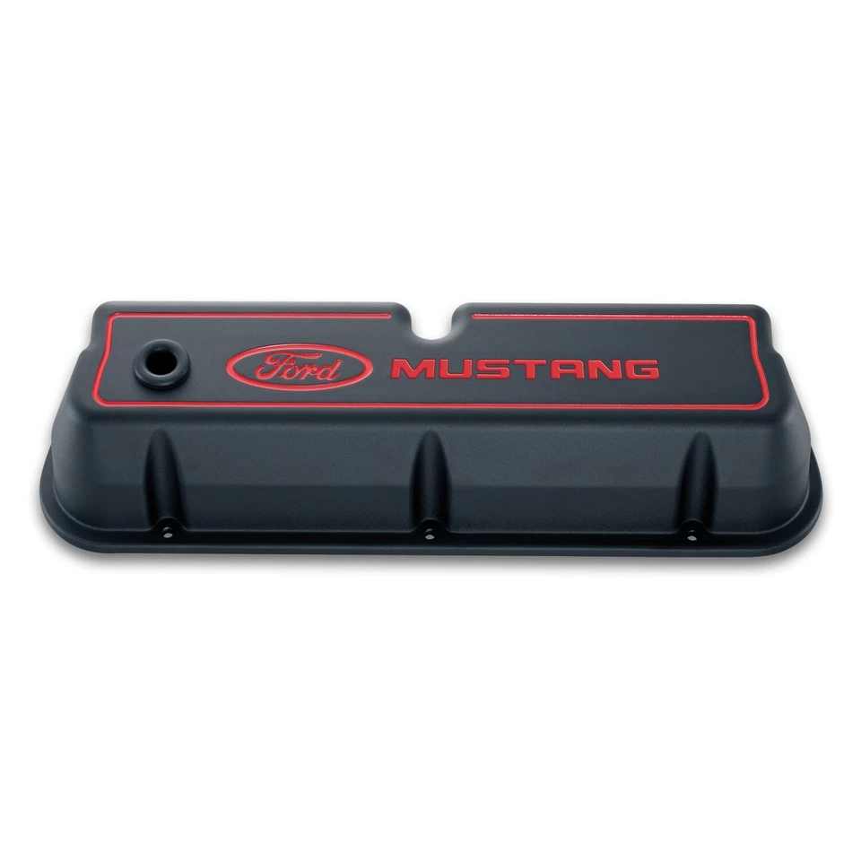Proform 302-031  Tall Aluminum Valve Covers Black Crinkle Ford 289 302 351w - Bild 1 von 1