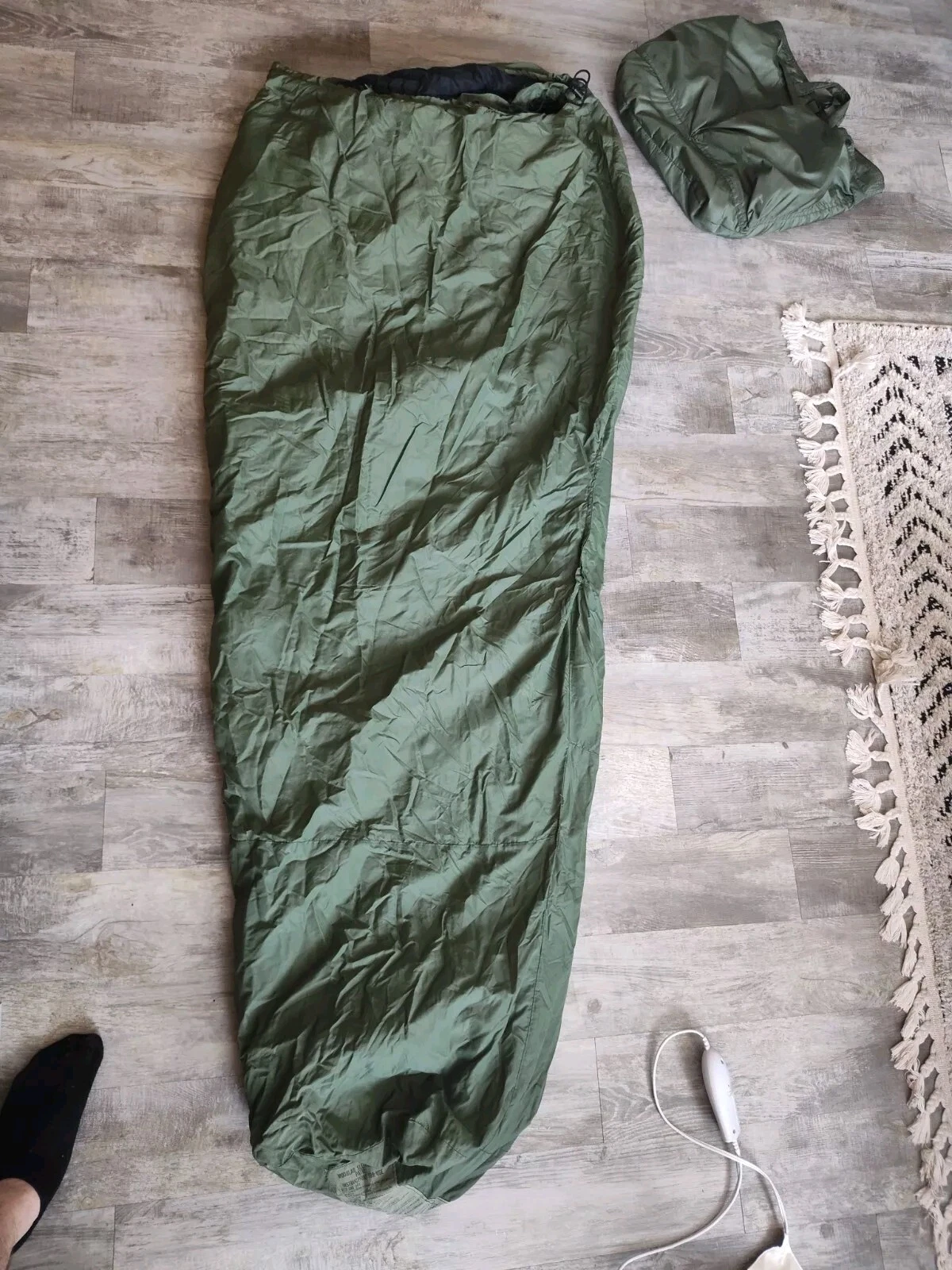 US GI Army Modular Sleeping Bag Patrol Foliage Plus Carrying Bag ***READ***