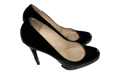 Christian Louboutin Patent Leather Heels 40 US 9.5 Black