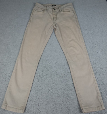 Angelo Litrico C&A Jeans Men's 34x32 Slim Fit Pants Chino Stretch Denim Biege