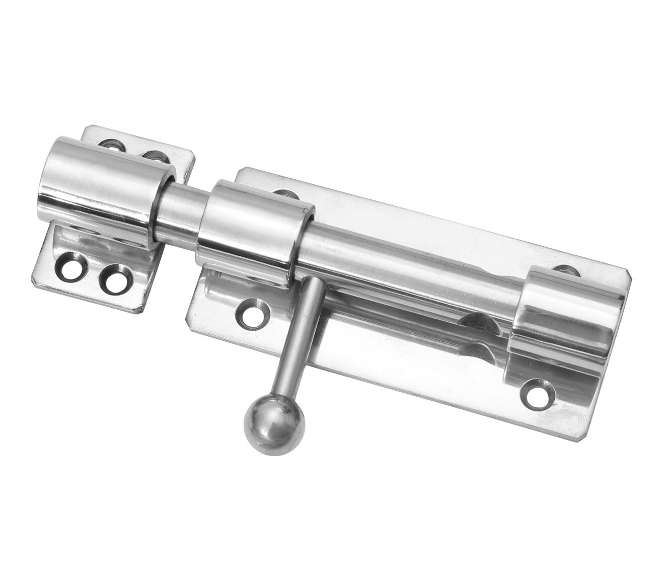 Edelstahl Türriegel Schwer - Robuster Schiebetürriegel Für Holztüren & Gartentore