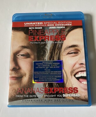 Pineapple Express Blu-ray Disc 2009 Seth James Franco Danny McBride Comedy