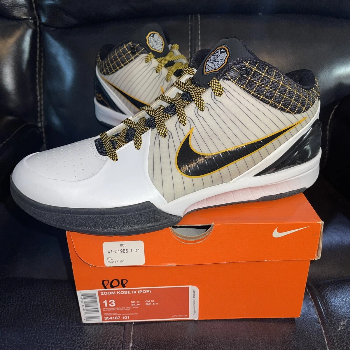 Nike Zoom Kobe 4 POP Playoffs for Sale | Authenticity Guaranteed