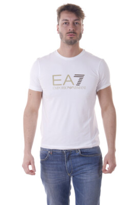 Emporio Armani EA7 T-Shirt Sweatshirt Man White 3YPTF9PJ03Z 1100 Sz L MAKE OFFER
