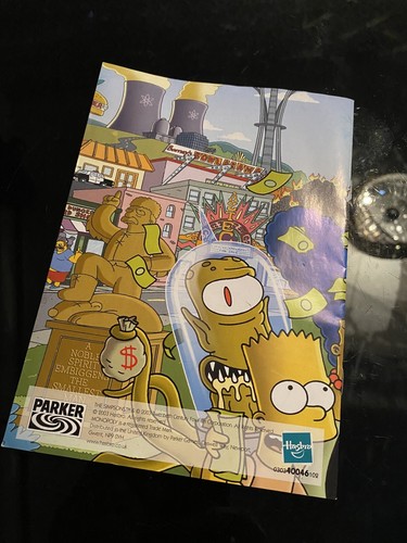 MONOPOLY SIMPSONS EDITION INSTRUCTIONS/ MANUAL SPARE PARTS - FREE POSTAGE - Picture 2 of 2