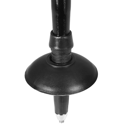 Black Pole Basket 12x Pole Round Snow Ski Mud Basket Hiking Walking Stick - Picture 9 of 13