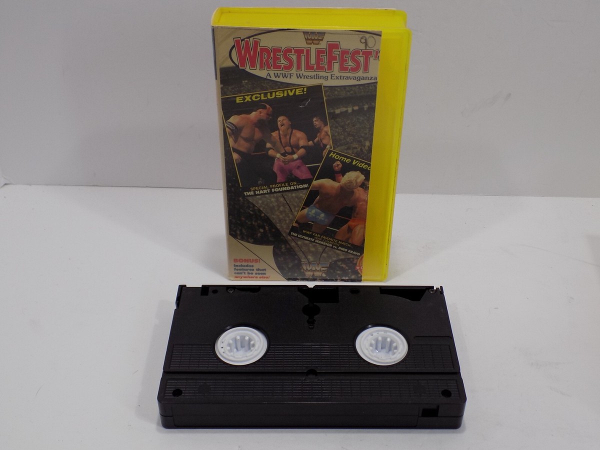 WWF WrestleFest 90 VHS 1990 Coliseum Video Big Box Wrestling