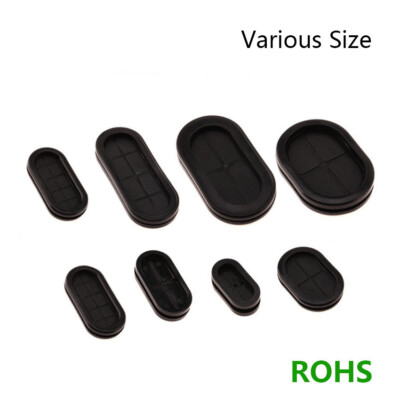 Gummi Blind Tüllen Einseitige Dichtung für Schränke Kabel Verdrahtung Ø 15-70mm Gummi Blind Tüllen Einseitige Dichtung für Schränke Kabel Verdrahtung Ø 15-70mm