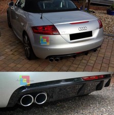 Diffusor Unten Stoßstange Hinten - für Audi Tt 8J 2006-2014 - Dunst STT