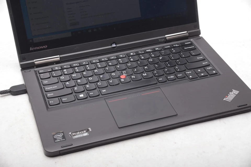 Lenovo ThinkPad Yoga S1 i7-4600U 8GB 240GB SSD Win10 Pro PANTALLA TÁCTIL BadBatt 087 Foto 3 de 4