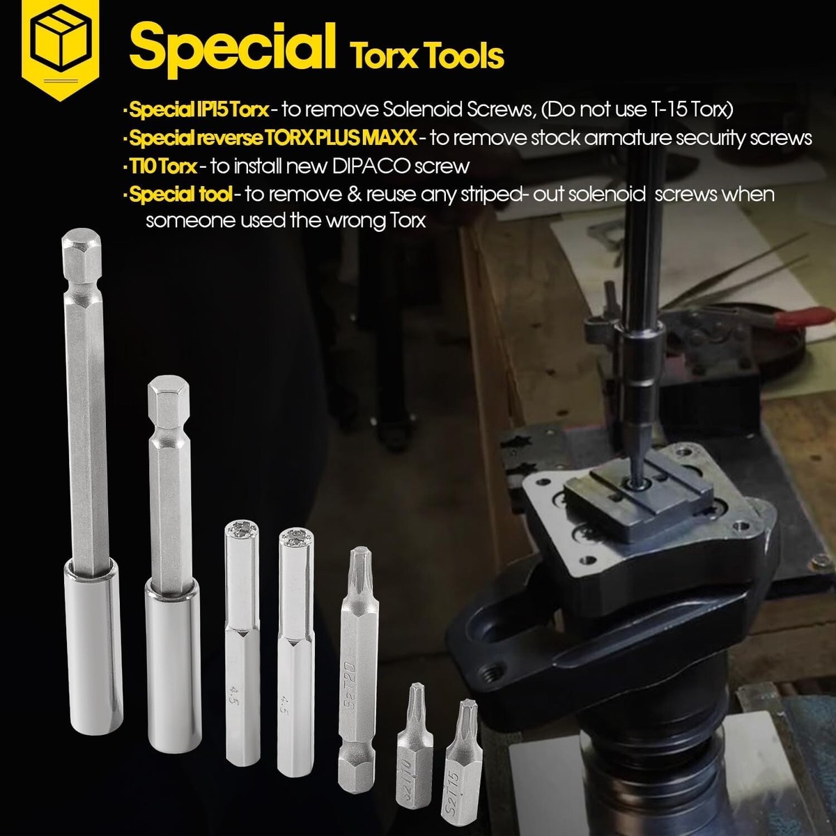 7.3L POWERSTROKE Injector Deluxe Rebuild Kit w/ vice clamp and