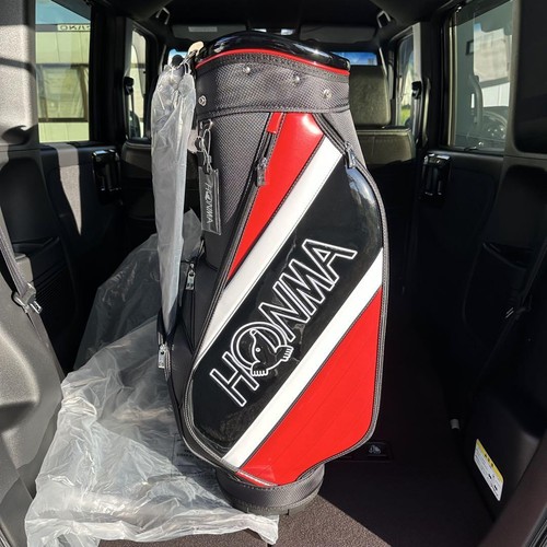 HONMA Caddy Bag BK/RED 9inch 5-way CB12412 - Picture 3 of 13