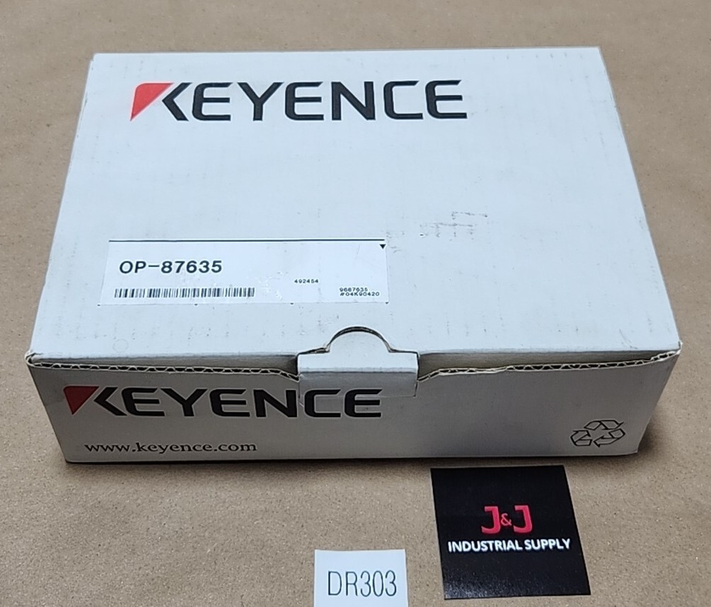 NEW* Keyence OP-87635 Laser Sensor Connector Cable M12 Straight +