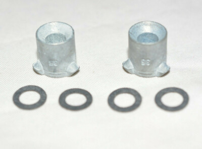 (Pair) .035'' Squirter Discharge Pump Nozzle With Gaskets Fits: Holley Carburetor