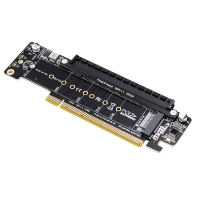 PCIE4.0 Split Expansion Riser Card PCIE X16 to X8+X4+X4 Quad VROC .2 NVMe4880