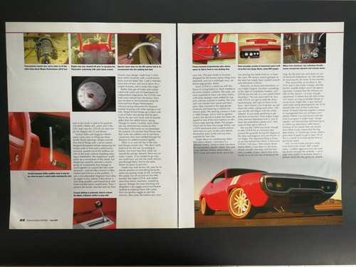 1972 Plymouth GTX-R - Original 7 Page Full Color Article - Picture 3 of 4