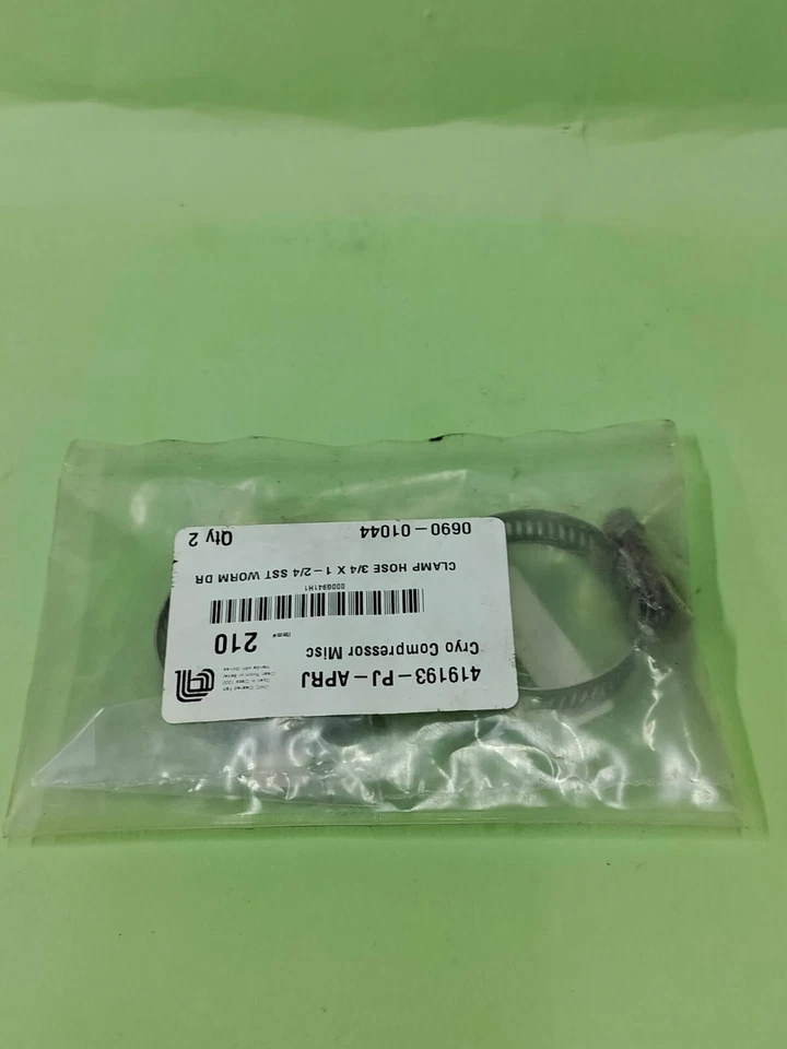 Applied Materials 0690-01044 Clamp Hose 3/4 X 1-2/4 419193-PJ-APRJ Lot of 2 New - Image 2 of 4