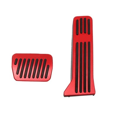 Aluminum Alloy No Drill Throttle Covers, Brake Foot Pedal Pads 9893