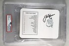 Jack Nicklaus Signed Masters ScoreCard 5 PSA/DNA COA