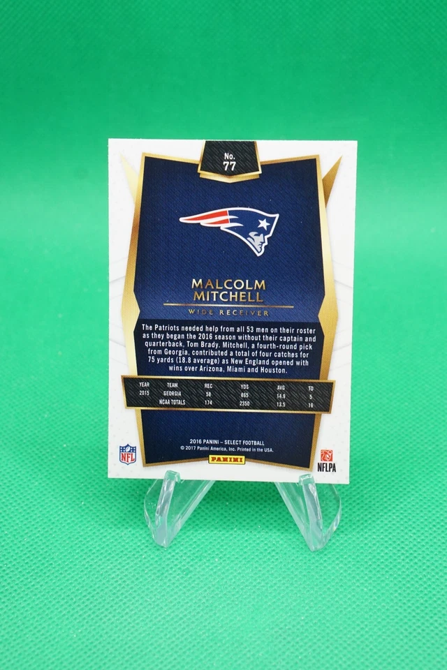 (3 Cards) 2016 Select Base Concourse #77 Malcolm Mitchell TU1 - Image 2 of 4