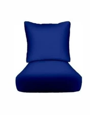 RSH Décor Outdoor Deep Seating Cushion Set, Royal Cobalt Blue ~ Select Size