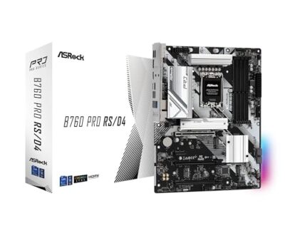 Asrock Motherboard B760 Pro Rs/D4 With Intel 12Th And 13Th Generation Cpu_