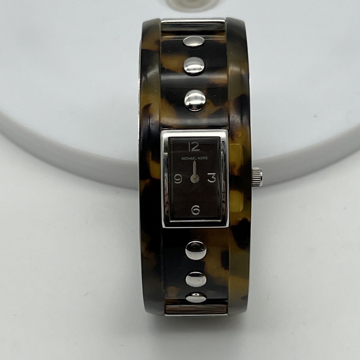 Michael Kors Tortoise Acrylic Brown Dial Ladies Watch MK4130 Quartz Untested Michael Kors K5859 Blair Chronograph Glitz Watch Womens  main image 3