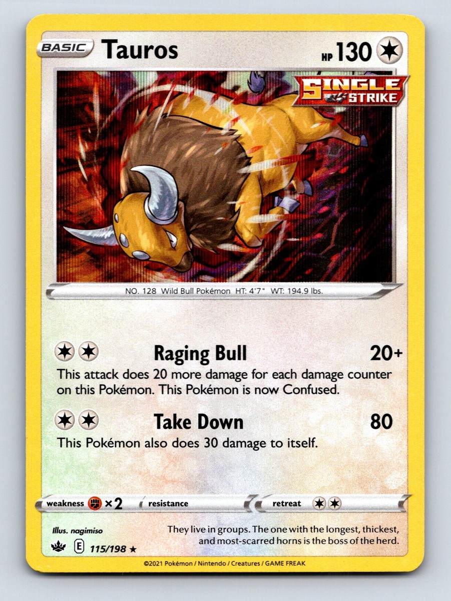 Basic Tauros HP 130 Single Strike Raging Bull Star Yellow Colorful