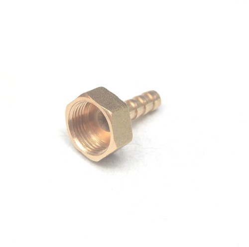 Straight 6 MM ID Barb x 3/8 BSPT British Female Fitting Brass Water Oil Gas Air - Picture 4 of 6