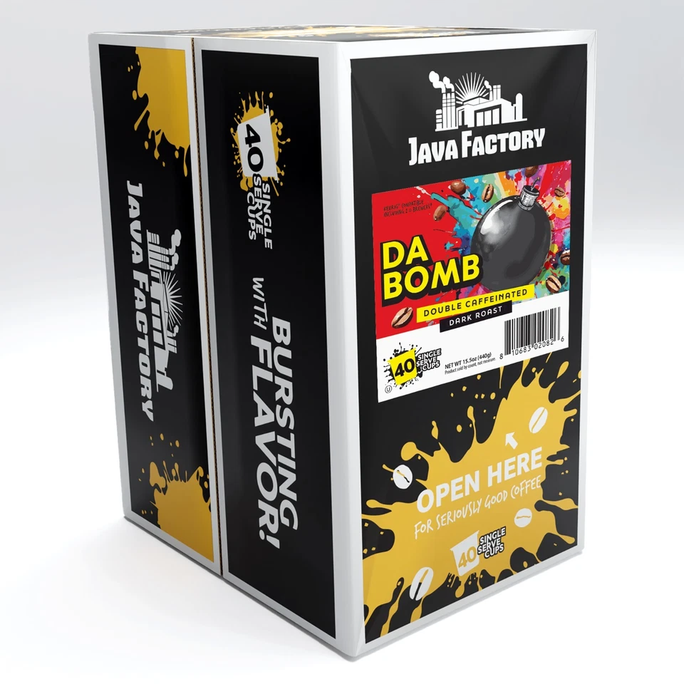 Java Factory, Keurig 2.0 , Da Bomb Extra Bold Double Caffeinated, 40 Count - Image 2 of 4