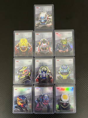 2025 Topps Chrome F1 Helmet Collection COMPLETE YOUR SET #HC-1 to #HC-10 RC