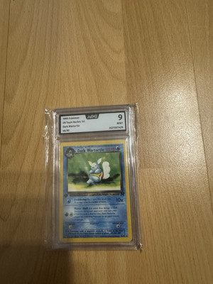 Dark Wartortle Team rocket 1st Edition 1999 46/82 AOG9 wie PSA