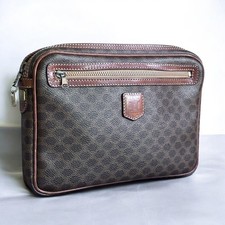 CELINE Macadam Clutch Bag Purse  vintage Auth...