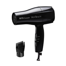 1875 Ceramic Hair Dryer, Powerful Fast Drying, Multi-Setting with Comb Attach...
