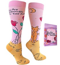 Compression Socks for Women - 1 Pair Knee High Stockings Best Support for Run...