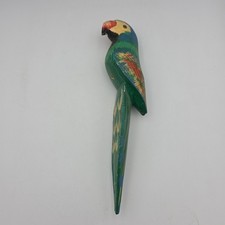 Vintage Hand Carved Parrot from the Philippines
