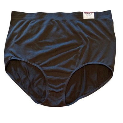 Cacique Lane Bryant The Smoother Full Brief Black Underwear Pantie Plus Sz 26/28